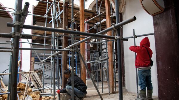 Реставрация Ханского дворца Реставрация Ханского дворца