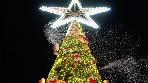 Рождественская елка в Херне, Германия Рождественская елка в Херне, Германия