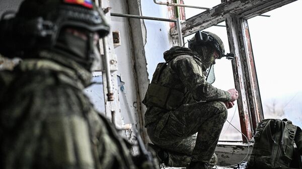 Работа связистов