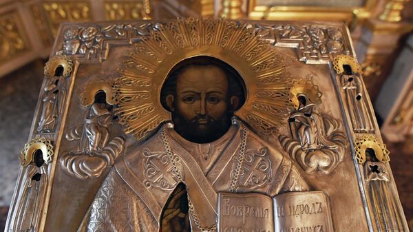 Божественная литургия в день памяти святителя Николая Чудотворца