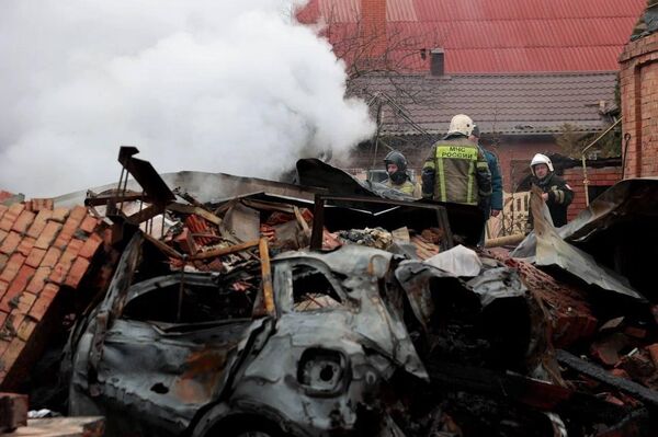 Последствия атаки ВСУ на Батайск в Ростовской области