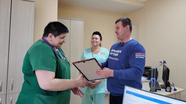 Пенсионерка со Ставрополья поблагодарила врачей Евпатории при помощи Итогов года с Путиным