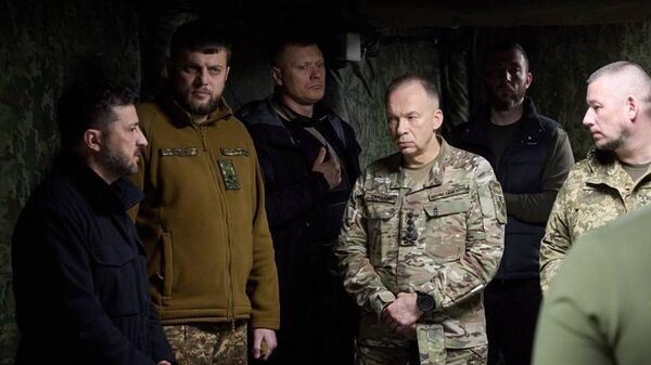 Владимир Зеленский и Александр Сырский