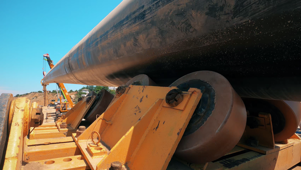 Прокладка газопровода среднего давления через Севастопольскую бухту