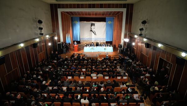 Национальный съезд крымских татар в Бахчисарае. Архивное фото