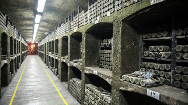 Винодельческий завод Массандра в Крыму Винодельческий завод Массандра в Крыму