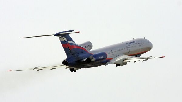 Самолет Ту-154м авиакомпании Аэрофлот