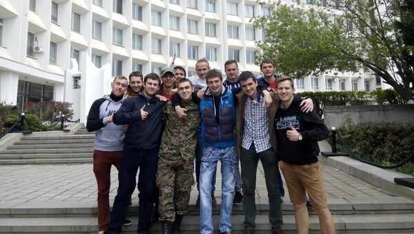 студенческий отряд из Севастополя (СГУ), отправляющийся на космодром Восточный