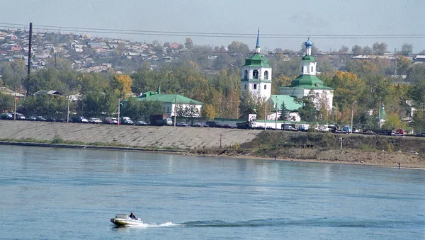 Набережная реки Ангары