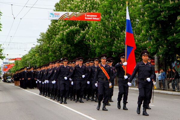 Репетиция Парада Победы в Симферополе