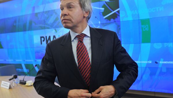 Пресс-конференция депутата Госдумы РФ Алексея Пушкова