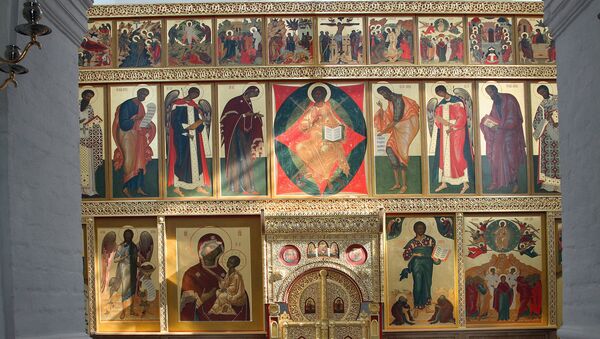 Иконостас церкви Вознесения Господня в Коломенском