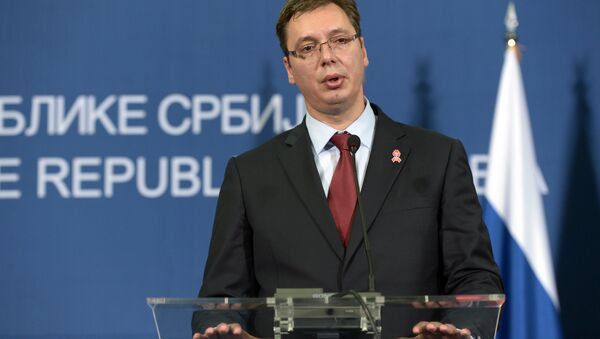 Президент республики Сербии Александр Вучич