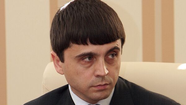 Заместитель председателя Совета министров Крыма Руслан Бальбек на совещании Совета министров Республики Крым.