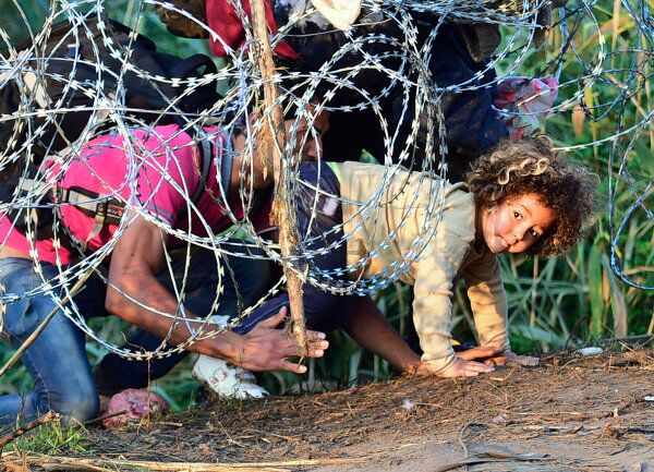Беженцы из Сирии на границе с Евросоюзом