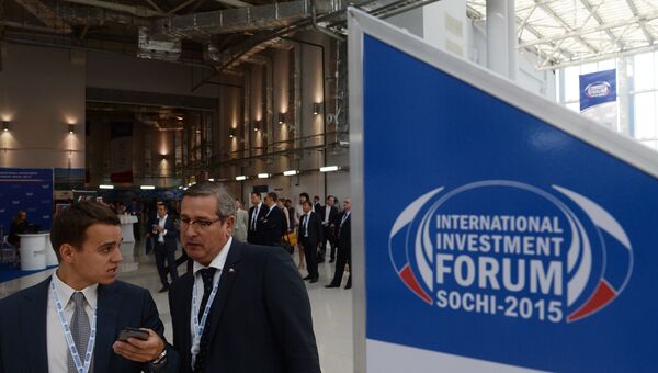 Международный инвестиционный форум Сочи-2015. День первый