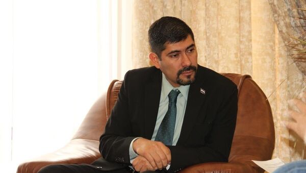 Чрезвычайный и полномочный посол Республики Никарагуа в Российской Федерации Хуан Эрнесто Васкес Арайя.