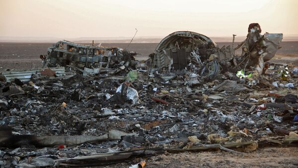 Обломки самолета Airbus A321 авиакомпании Когалымавиа