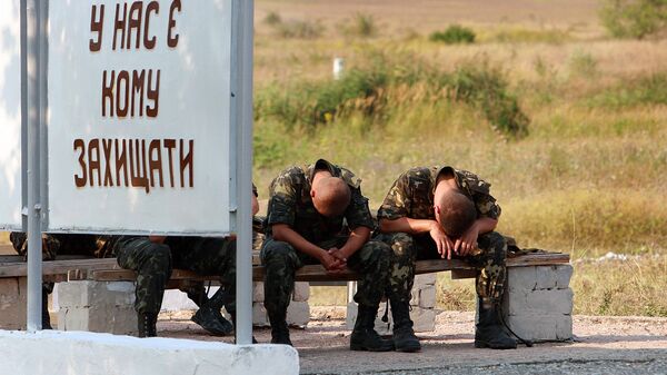 В Крыму прошли учения воинских частей ВС Украины