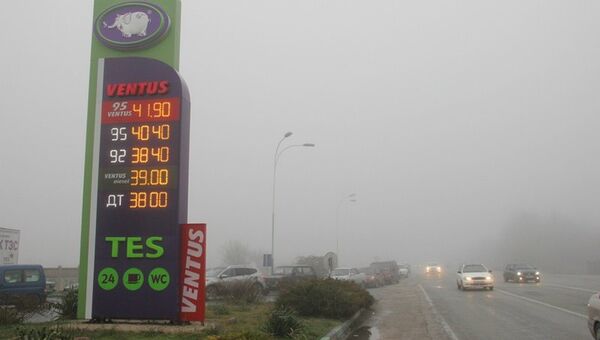 Блэкаут в Крыму. Цена на бензин на АЗС Крыма сейчас - редкость, его почти нигде нет