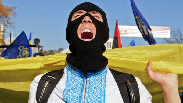 Митинг националистов в Киеве. Архивное фото