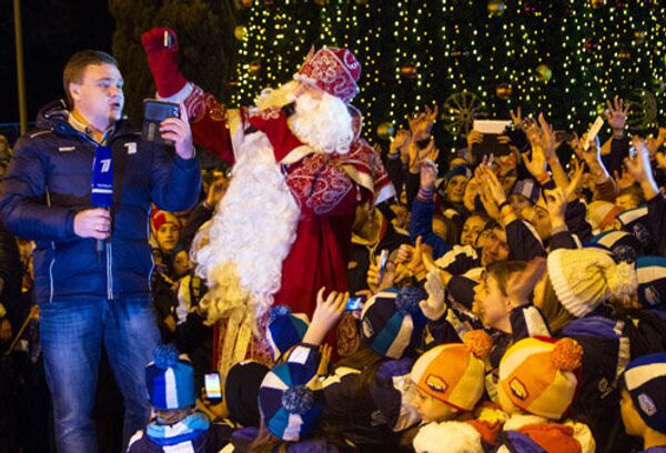 Дед Мороз из Великого Устюга в Артеке