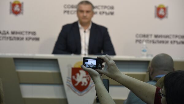 Итоговая пресс-конференция главы Крыма Сергея Аксенова-2015