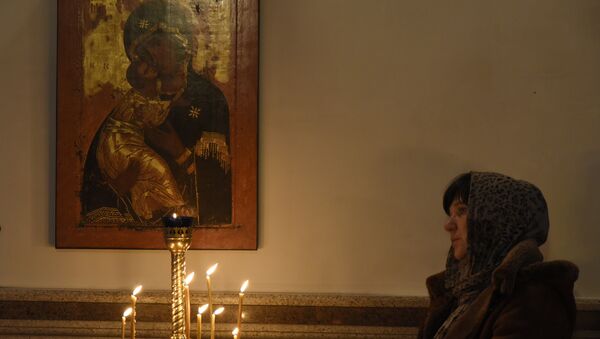 Рождественское навечерие в соборе св. Александра Невского в Симферополе
