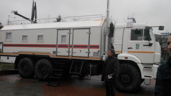 Мобильный узел связи на базе автомобиля повышенной проходимости поступил в распоряжение крымских спасателей Мобильный узел связи на базе автомобиля повышенной проходимости поступил в распоряжение крымских спасателей