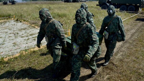 Военнослужащие специальных войск радиационной, химической и биологической защиты Вооруженных сил Российской Федерации
