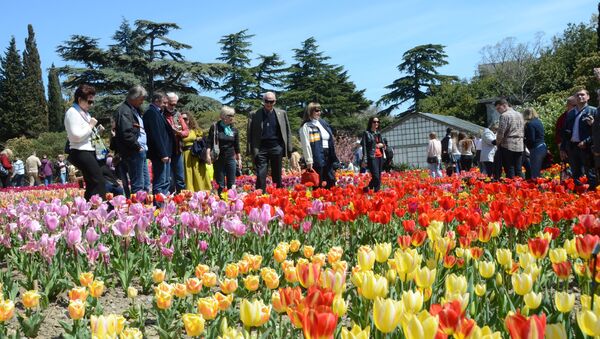 Парад тюльпанов в Никитском саду