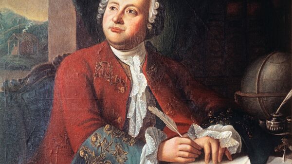 Русский поэт и ученый Михаил Ломоносов