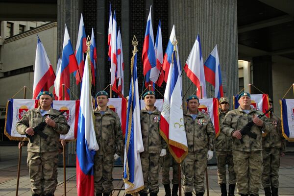 Празднование Дня защитника Отечества в Симферополе Празднование Дня защитника Отечества в Симферополе