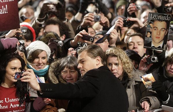 Леонардо Ди Каприо на премьере фильма Остров проклятых на Берлинском кинофестивале.
