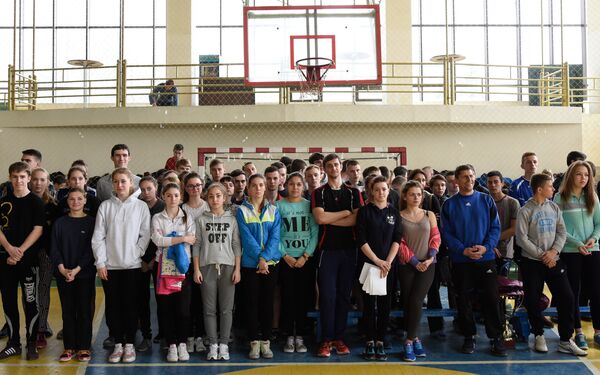 Крымские школьники сдают ГТО Крымские школьники сдают ГТО