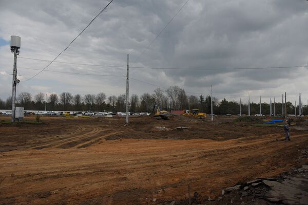Работы по реконструкции аэропорта в Симферополе