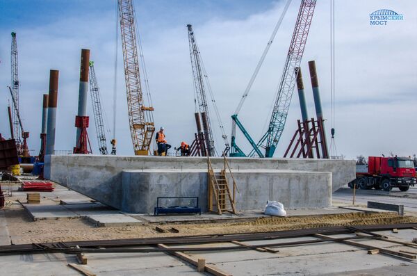 Строительство Керченского моста Строительство Керченского моста