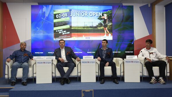 Пресс-конференция, посвященная Всероссийскому юношескому турниру по теннису КСК Кубок Крыма Junior Open