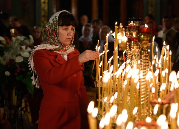 Пасхальное богослужение в Симферополе Пасхальное богослужение в Симферополе