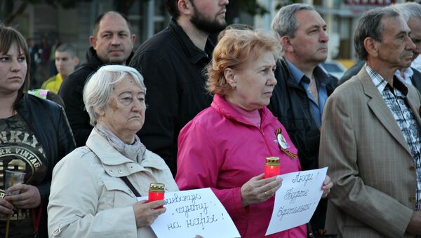 В Симферополе прошли траурные мероприятие, посвященные второй годовщине трагедии в Одессе