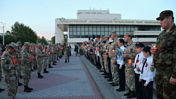 В Симферополе прошли траурные мероприятие, посвященные второй годовщине трагедии в Одессе