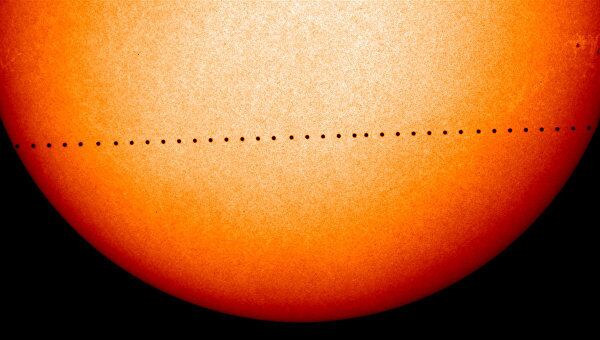 Проход Меркурия по диску Солнца
