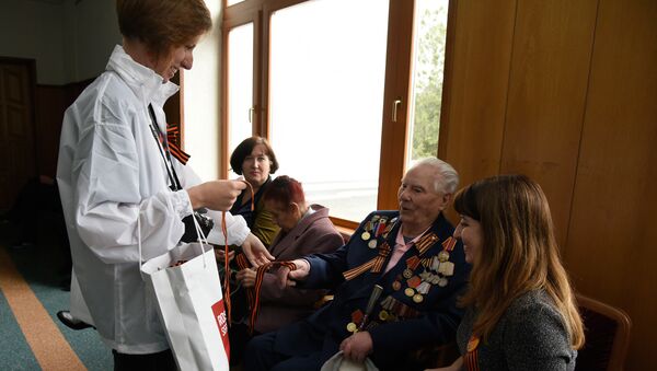 Таврическая академия КФУ. Вручение георгиевских лент в рамках всероссийской акции. Таврическая академия КФУ. Вручение георгиевских лент в рамках всероссийской акции.