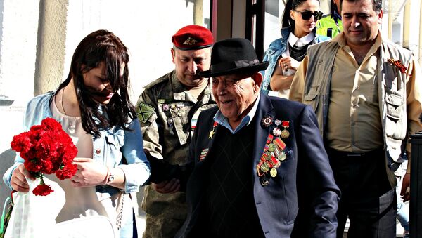 Ветераны Великой Отечественной войны прибыли из Армении в Севастополь для участия в параде Победы