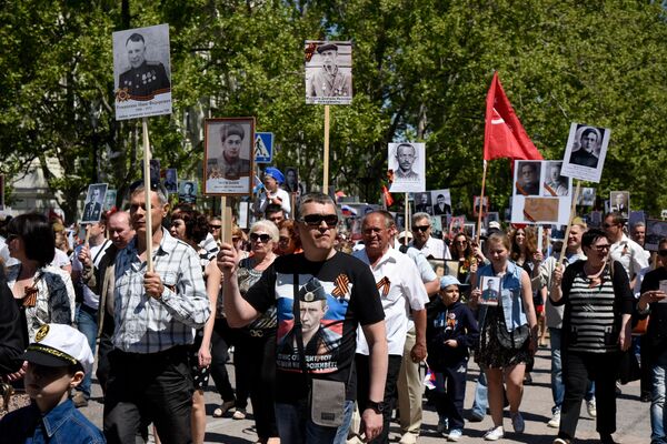 Шествие Бессмертного полка в Севастополе. Шествие Бессмертного полка в Севастополе.