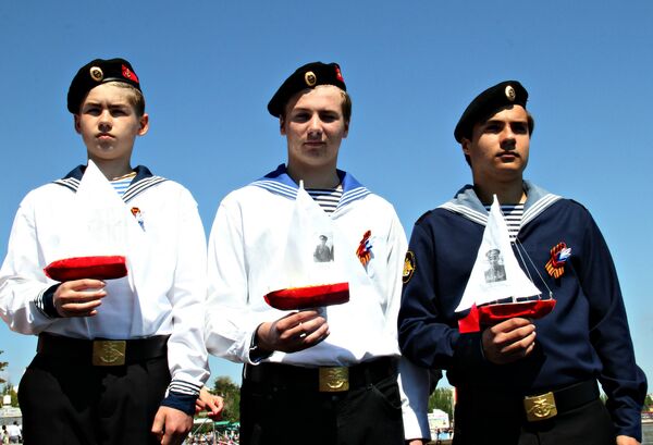 Празднование Дня Победы в Феодосии