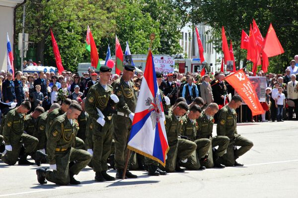 Празднование Дня Победы в Феодосии