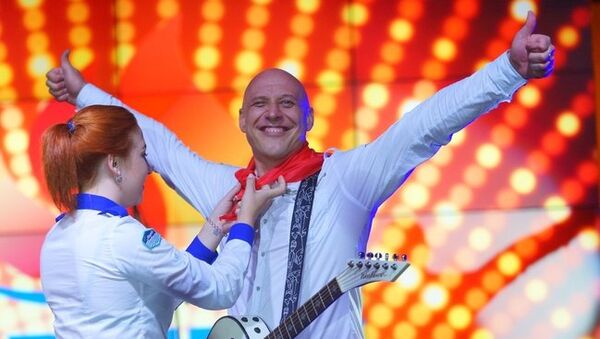 Денис Майданов в МДЦ Артек на концерте, посвященном Дню защиты детей