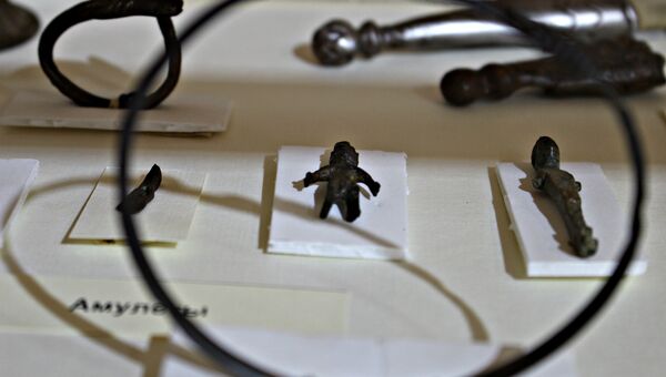 Амулеты на выставке Неаполь не скифский: два века археологии древней столицы в Центральном музее Тавриды (Симферополь)