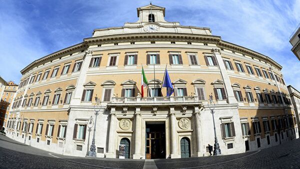 Здание Палаты депутатов Италии в Риме. Архивное фото